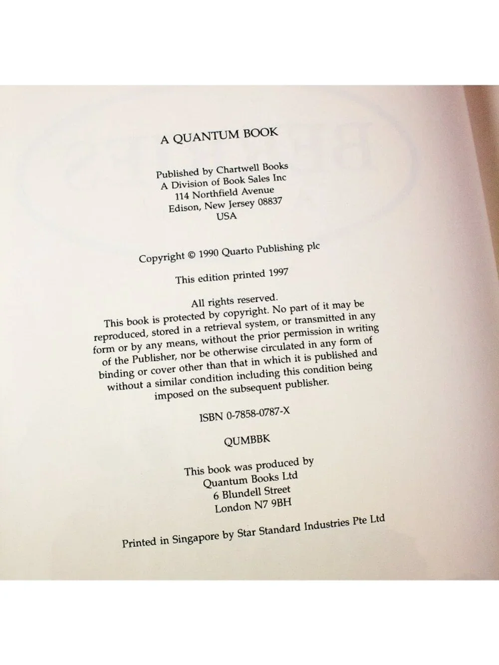 Berries A Cookbook 1997 Hardcover Robert Berkley A Quantum Book